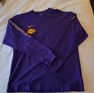 Nike Men's Long Sleeve LA Lakers T NWT Size Med